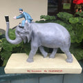 Guinness Elephant With Zoo Keeper