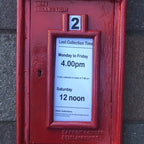Old Trafford Wall Mounted Post Box Front Only Heavy Cast Iron