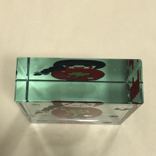 Spaceform Lucky Lady Glass Block Overseas Post Available