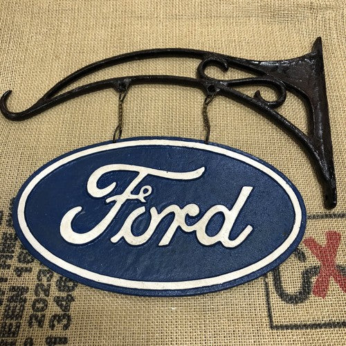 Ford Cast Iron Double Sided Sign