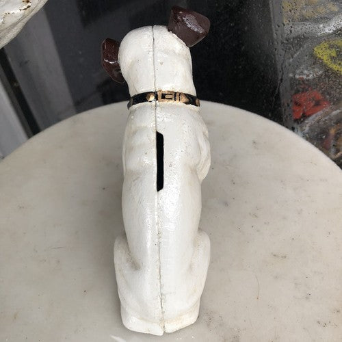 Victor Dog Nipper Cast Iron Coin Bank