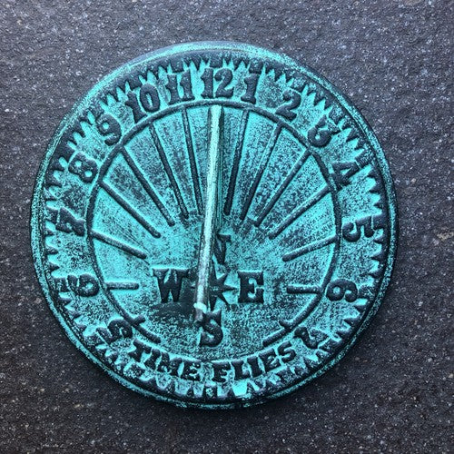 Sundial Cast Iron Verdigris Finish
