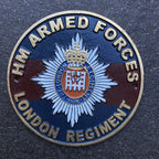 HM Armed Forces London Regiment Cast Iron Sign