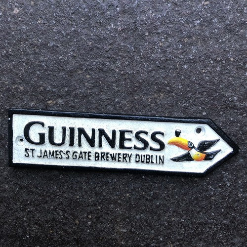 Guinness Time Cast Iron Sign & Guinness Sign Offer
