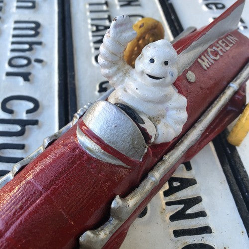 Michelin Man Racer Cast Iron