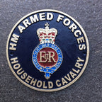 HM Armed Forces Household Cavalry Cast Iron Sign