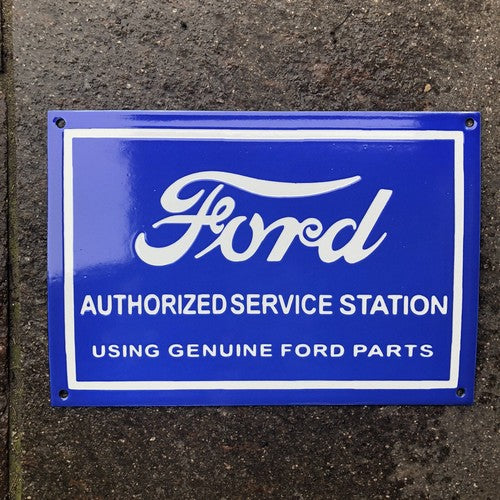 Ford Enamel Sign New Design
