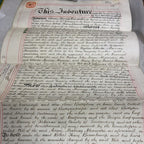 Vellum Indenture Documents 1888
