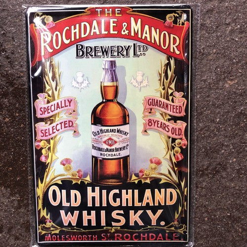 The Rochdale & Manor Brewery Ltd Metal Sign