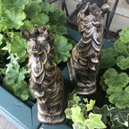 Horse Head Cast Iron Book Ends