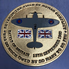 Battle Of Britain Cast Iron Sign