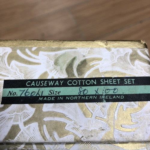 Causeway Cotton Sheet Set Sealed Packaging
