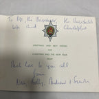 British Army Military Vintage Christmas Cards Seven In Total