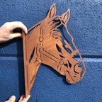 Horse Die Cut Metal Wall Mounted