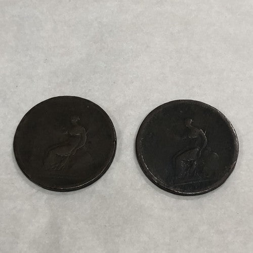 George 3 RD Copper Penny Coins