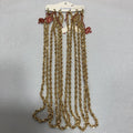 Primor Gold Plated Card Of Six 19 Inch Chains