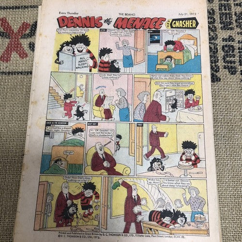 Beano Bundle Of Four 1973 Comics
