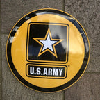 U S Army 40 Cms Domed Metal Sign
