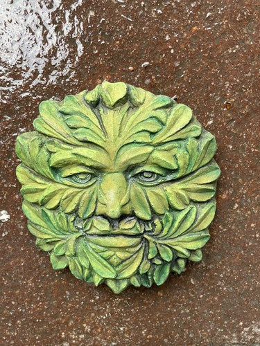 Zulu Green Man Garden Wall Plaque