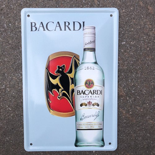 Bacardi Metal Sign