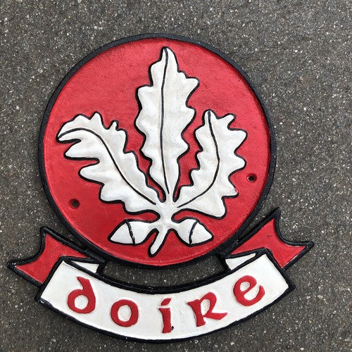 GAA Doire Cast Iron Sign