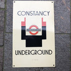 Constancy London Underground Enamel Sign