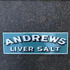Andrews Liver Salt Enamel Sign