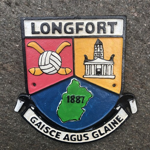 Longfort Crest Cast Iron Sign