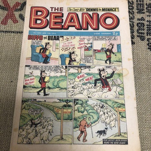 Beano Bundle Of Four 1973 Comics