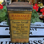Radiance Devon Cream Toffee Vintage Tin