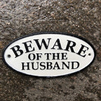 Beware Of Cast Iron Sign Bundle