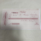 Irish Railwaymana Very Rare 1875 Cheque