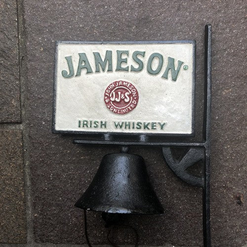 Jameson Irish Whiskey Bell Cast Iron