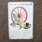 Guinness What The Situation Demands Metal Sign