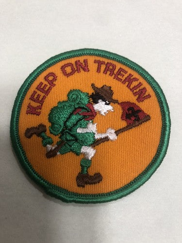 Keep On Trekin Patch Vintage