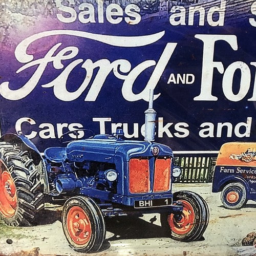 Ford And Fordson Metal Sign