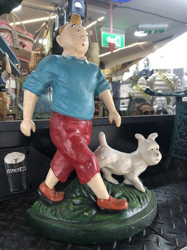 Tin Tin Cast Iron Doorstop
