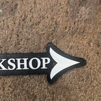 Triumph Motorcycles Workshop Cast Iron Arrow Sign