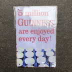 Guinness 5 Million Are Enjoyed Every Day Tin Sign