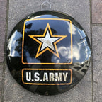 U S Army Domed 40 Cms Metal Sign