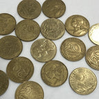 France 20 Centimes Aluminium Bronze Coins