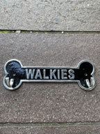 Walkies Bone Aluminium Key Rack