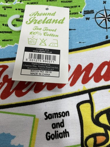 Tea Towel Around Ireland