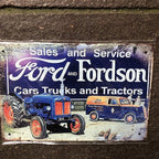 Ford And Fordson Metal Sign