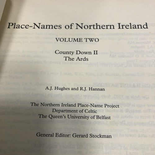 Place - Names Of Northern Ireland Vol 2