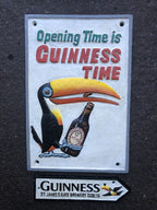 Guinness Time Cast Iron Sign & Guinness Sign Offer