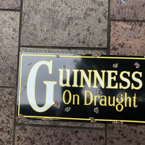 Guinness On Draught Enamel Sign