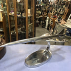 Concorde Large Polished Aluminium Model On Base