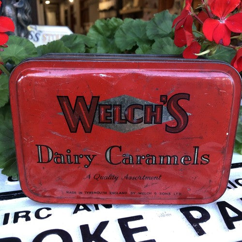 Welchâs Dairy Caramels Vintage Tin