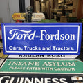 Ford And Fordson Enamel Sign